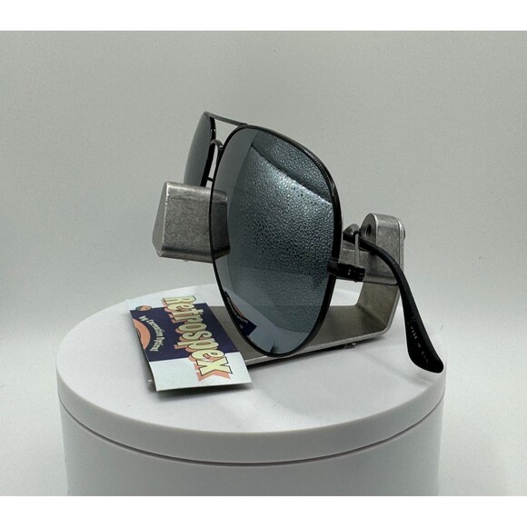 Vintage Refurbished Eyeglasses Big Aviator Ray Ban 3026 Polarized Mirror Lenses - Picture 7 of 8